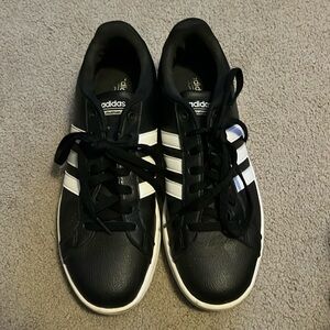 adidas Black and White Athletic Shoes